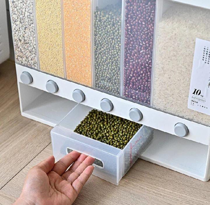 Rice Dispenser Food Storage Box Container | Insect Moisture Proof Seal