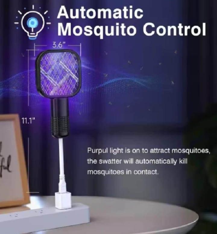 Mini USB Electric Mosquito gadget Swatter UV Light with sharp sparking.