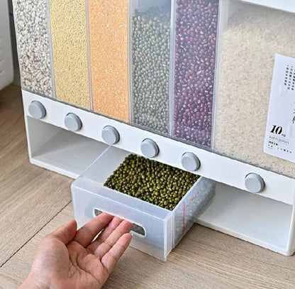 Rice Dispenser Food Storage Box Container | Insect Moisture Proof Seal