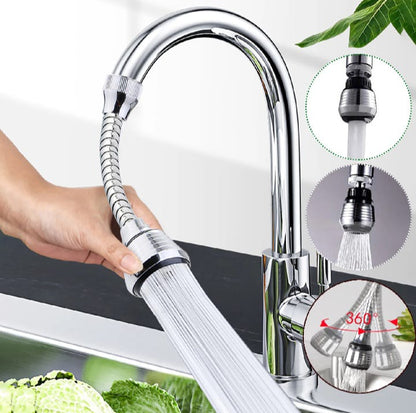 Universal Turbo Flex splash 360 degree swivel tap water filter nozzle bathroom faucet,
